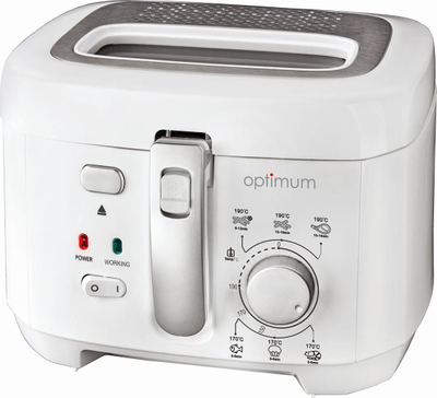Фритеза Optimum FT 2507, 2.5L, 1800W, бела
