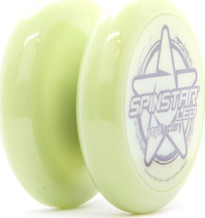 Yoyo YoYoFactory Spinstar LED, plastikë, me drita LED, i verdhë