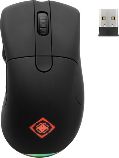 Безжичен гејминг глушец Deltaco Gaming DM430, 16000 DPI, RGB, црн