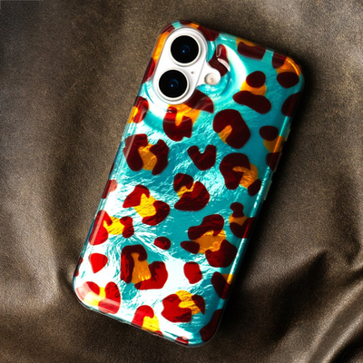 Mbrojtëse telefoni COOLCASC Crazy Gepard, për iPhone 14 6.1", plastik fleksibël, shumëngjyrëshe