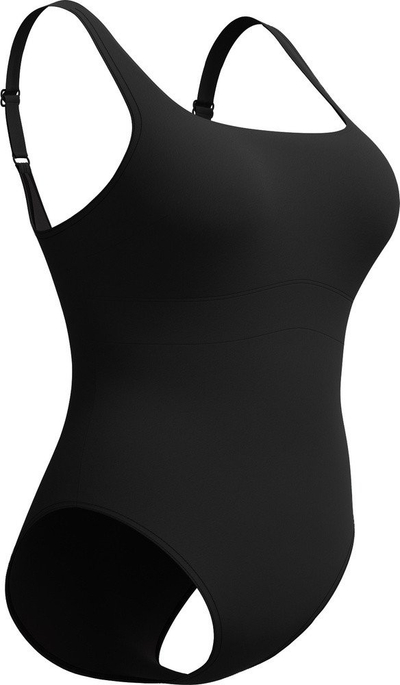 Kостим за капење Speedo Shaping Contour Eclipse, едноделен, црн