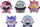 Lodër pelushi Monster High Cuutopia, 12 cm, shumëngjyrëshe