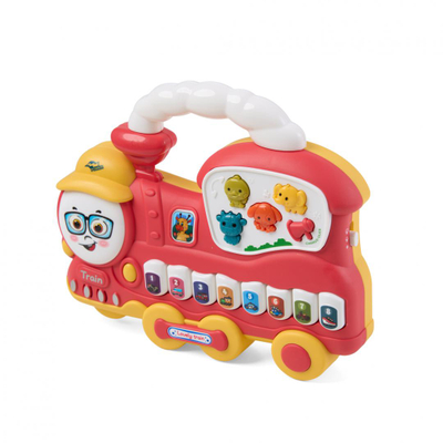 Tren lodër MOMKI, me drita, me tinguj, shumëngjyrësh