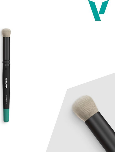Furçë flokësh AV Dry Brush, me qime natyrale, e madhe
