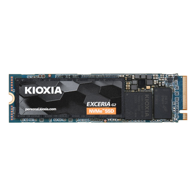 SSD Kioxia EXCERIA G2 NVMe, 500GB/1TB/2TB, M.2, e zezë