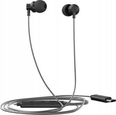 Kufje in-ear HP DHH-1127, me mikrofon, USB-C, të zeza
