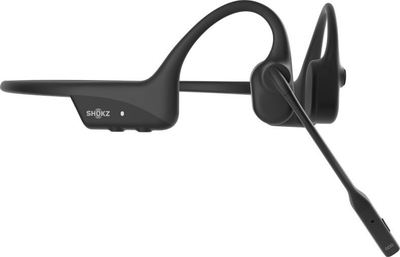 Безжични слушалки SHOKZ OpenComm2 UC, Bluetooth, со поништување на бучава, црни