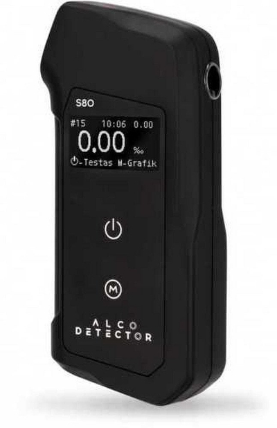 Alkotest Alcodetector S80, sensor 0.01‰, ekran digjital, ngjyrë e zezë