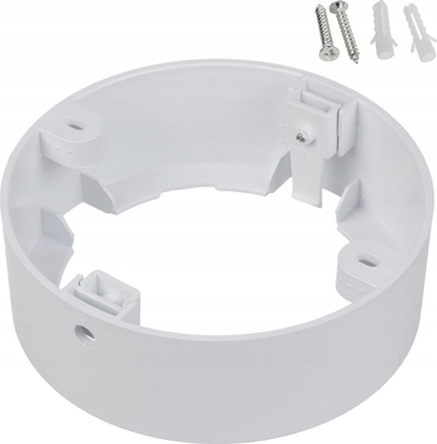 Kornizë sipërfaqeje Maclean MCE376 R, për panel LED 9W, 120x38mm, e bardhë