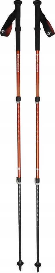 Shkop trekking Black Diamond Trail Back, 3 seksione, alumini, Burnt Sienna