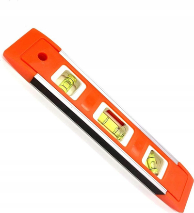 Nivel Isma Spirit Level IS-48105-7, PVC, 225mm, me magnet