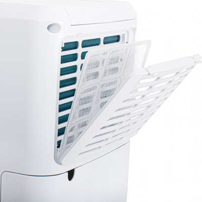 Avullues lagështie me kompresor Midea 10L, kapacitet 10L 24h, i bardhë