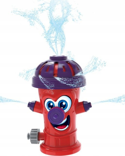 Sprinkler kopshti për kalamaj Hydrant Fountain, rreze 2.5m, i kuq