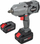 Çelës goditës akumulatorik Hoozar IW30BL T2, 18V, 2x5.0Ah, i zi