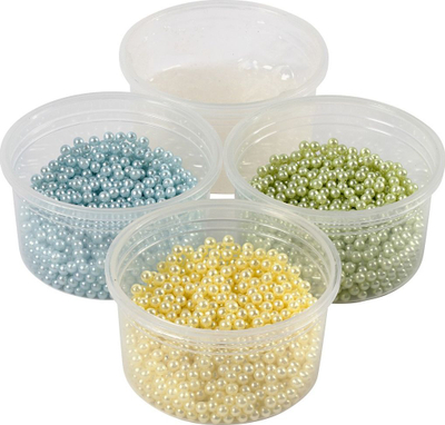 Balte modeluese Pearl Clay Set, vetëngurtësuese, 12 ngjyra, shumëngjyrëshe
