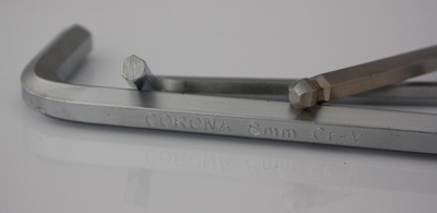 Set çelësa imbus Richmann C6616, 1.5-10mm, Cr-V, ngjyrë argjendtë