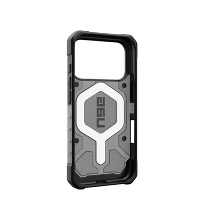 Mbulesë telefoni UAG Pathfinder Clear për iPhone 17 Pro, MagSafe, transparente ash e zezë