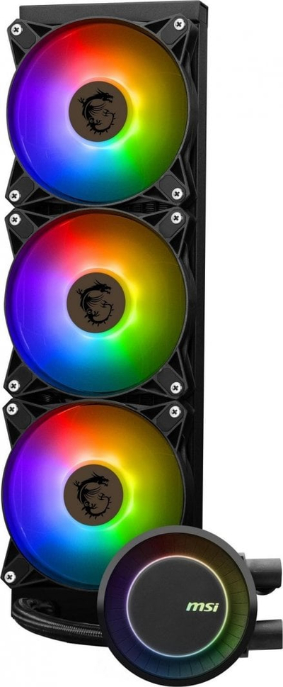 Ftohës me ujë MSI MAG CoreLiquid E360 (306-7ZW6E17-C24), 1800 rpm, 32.5dBa, 75CFM, ARGB, 360mm
