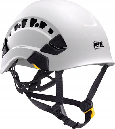 Helmet sigurie Petzl Vertex Vented Class E A010CA00, ventilim, rrip mjekre, i bardhë
