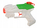 Pistoletë boçe uji Adar MIX, 52cm, PVC, shumëngjyrëshe