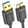 Kабел USB Unitek Y-C463GBK, USB-A во micro USB 3.0, 2 m, црн