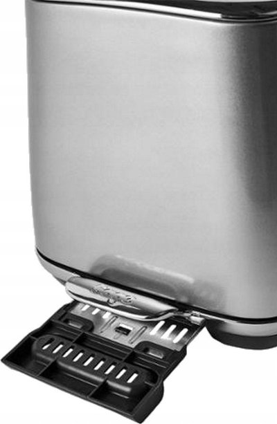 Toster Sage Toast Select Luxe, 2 feta, çelik inox, argjend