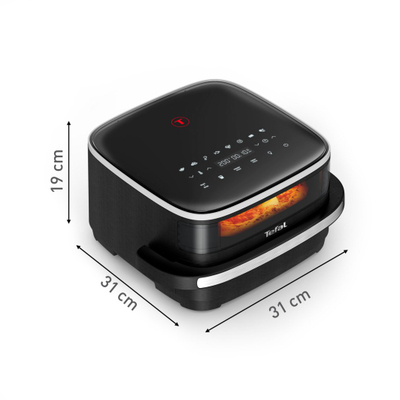 Fritezë ajri Tefal Easy Fry XL Surface FW4018E0, 2200W, digjitale, e zezë