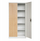 Set dollap zyre metalik JAN H, 4 copë, 90 x 195 cm, antracit dru arre