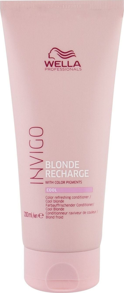 Balsam flokësh Wella Invigo Blonde Recharge Cool, 200ml, për flokë biond
