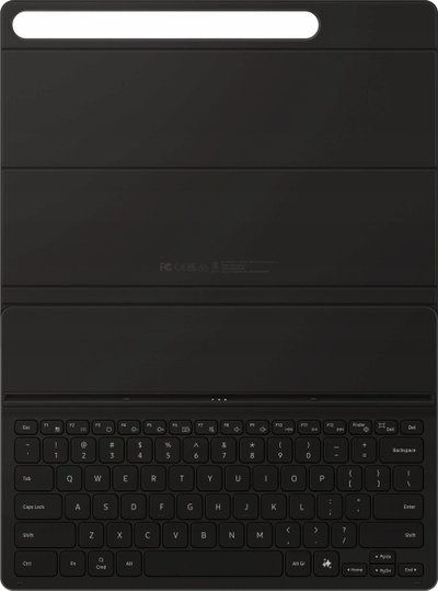 Këllëf me tastierë Samsung Galaxy Tab S10 Plus S9 Plus Book Cover Keyboard Slim, i hollë, i zi