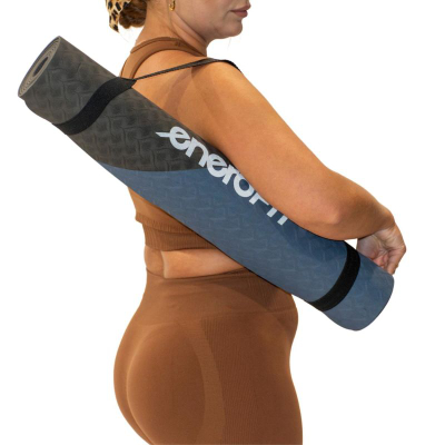 Dyshek yoga EneroFit TPE, antirrëshqitës, 0.4cm, zi me blu