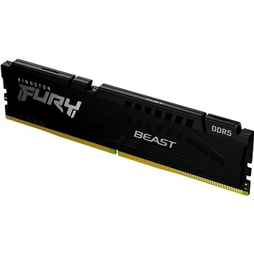 Memorie RAM Kingston FURY Beast, 16GB DDR5 6400MT/s CL32, e zezë