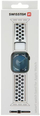 Rrip ore Swissten Silicone Band për Apple Watch, 42 44 45 49 mm, silikon sportiv, platin me të zezë