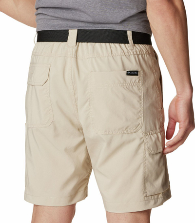 Shorce cargo Columbia Silver Ridge Utility për meshkuj, poliester i lehtë, ngjyrë bezhë