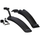 Set mbrojtëse balte biçiklete Dunlop MTB, 24"-26", plastikë, i zi