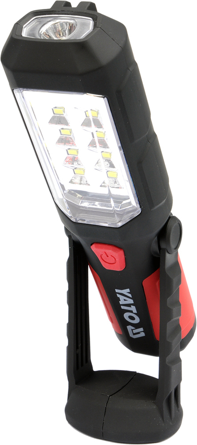 Elektrik dore Yato Workshop LED 8 + 1 LED 2in1 mangetik 3xAA