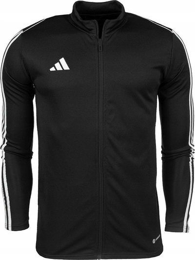 Bluzë sportive për kalamaj Adidas Tiro 23 League Training Jr HS3522, poliester i riciklum, Aeroready, e zezë