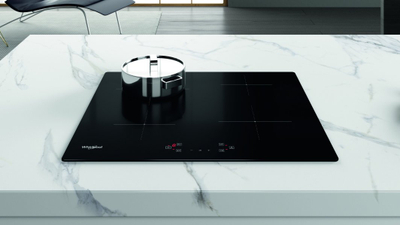 Индукциска плоча за готвење, Whirlpool WS Q4860 NE, 59 cm, 7200 W, 4 зони, црна