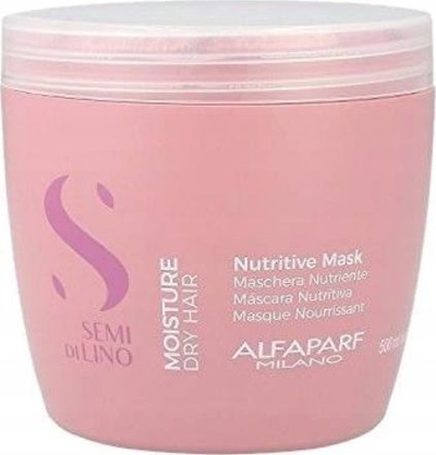 Maskë flokësh Alfaparf Milano Semi Di Lino Moisture Nutritive, 500ml, për të gjitha llojet e flokëve