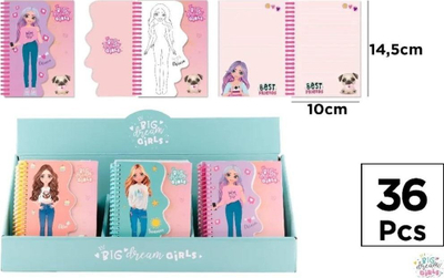 Bllok shënimesh Mp Big Dream Girls Chloe, format i vogël, shumëngjyrësh