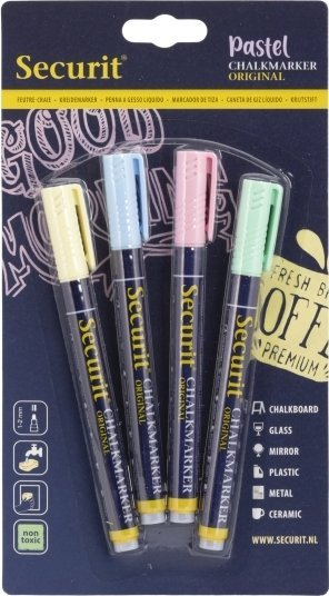 Set markera shkumësi Securit ORIGINAL SMALL, 4 copë, pastel