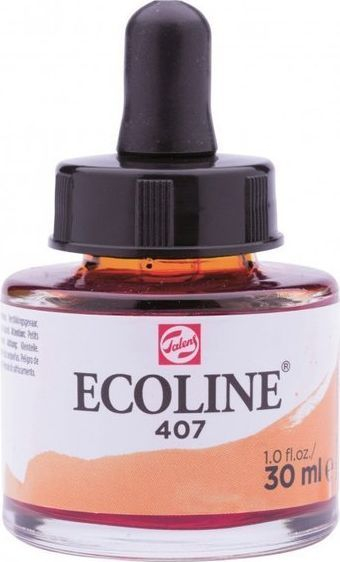 Ngjyrë uji Talens Ecoline 407, 30 ml, okër e errët
