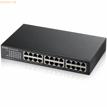 Switch rrjeti Zyxel GS1100-24E, 24 porta Gigabit, unmanaged, i zi