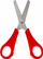 Gërshërë shkolle STARPAK 533760, 13 cm, për të majtë, blu e kuqe