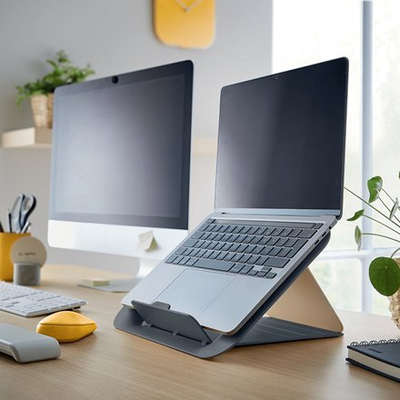 Mbajtëse laptopi Leitz Ergo Cosy, për 13\" e sipër, gri