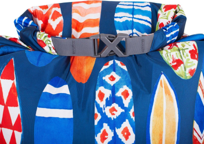 Çantë ujore Lifeventure Dry Bag, 25L, me çizme surfboards, shumëngjyrëshe