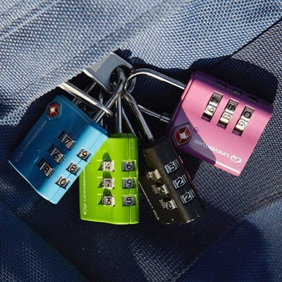 Dry me kod Lifeventure TSA Combi Lock Color, alumin, për bagazh, jeshil
