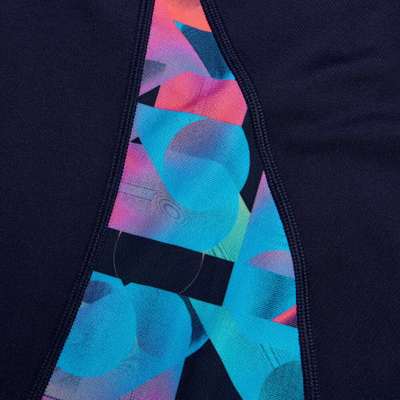 Jammer Noti Speedo Men's Club Training Allover Digi V Cut, Endurance+, темно сина и црвена