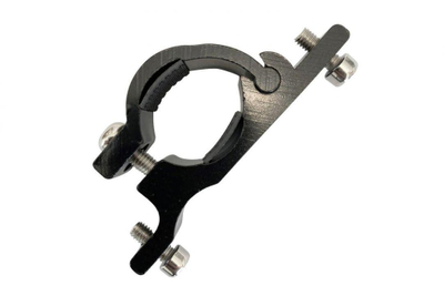 Mbajtëse shishe për biçikletë PEGAS Bottle Holder OF PT, alumini, për timon 22–25 mm, e zezë