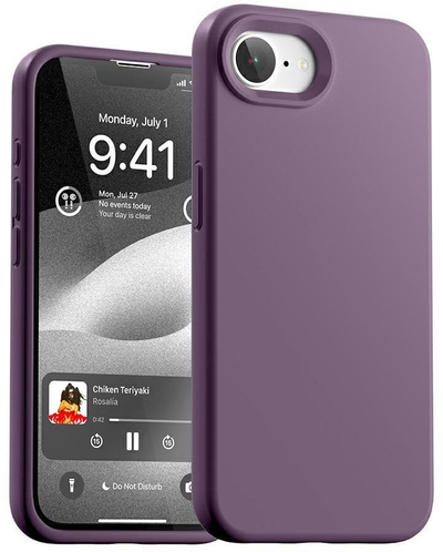 Këllëf silikoni Mercury për iPhone 16e, mbrojtës, vjollcë